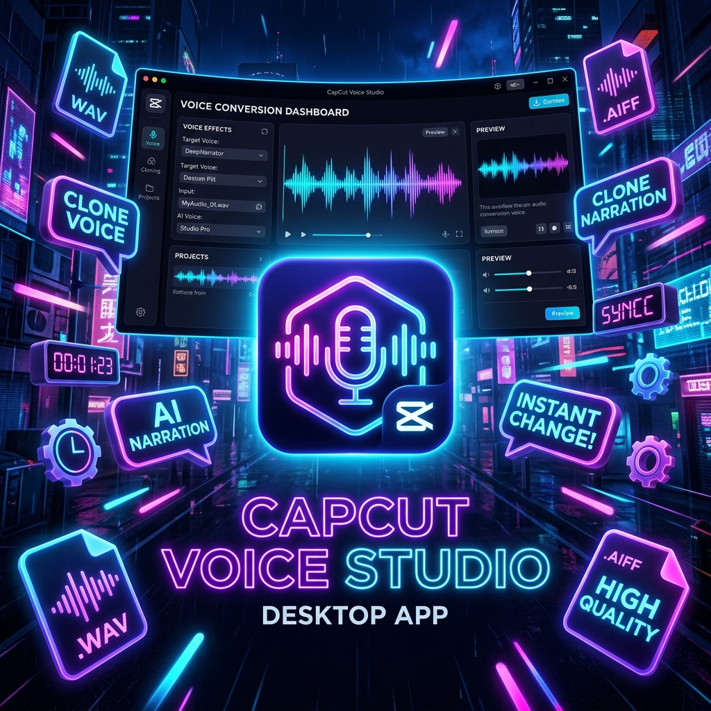 CapCut Voice Studio Banner